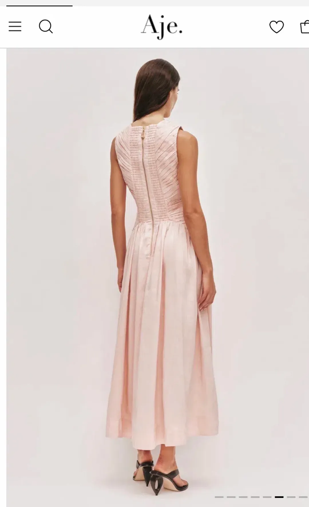 Aje Medea Maxi Dress Tea Blossom Sz 10 for rent on The Volte - main image