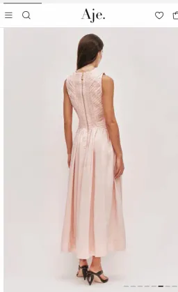 Aje Medea Maxi Dress Tea Blossom Sz 10 for rent on The Volte - image 2