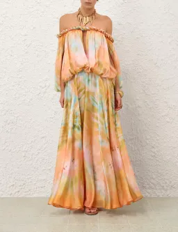 ZIMMERMANN LUNA TWIST BILLOW GOWN SIZE 4 for rent on The Volte - image 4