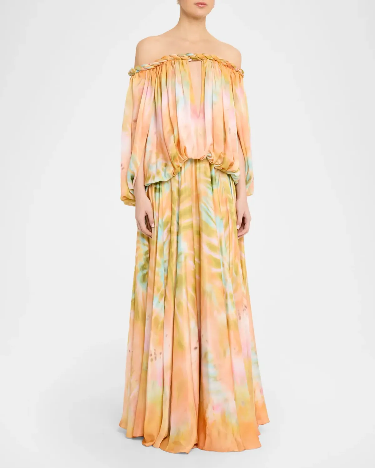 ZIMMERMANN LUNA TWIST BILLOW GOWN SIZE 4 - Image 1