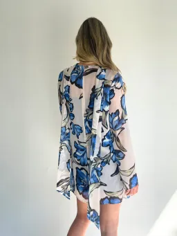 By Nicola Elodie Mini Dress Size 16 Wakiki Floral for rent on The Volte - image 5