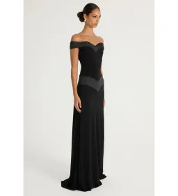 Ance Gria Octavia Gown in Black Size 8 for rent on The Volte - image 2