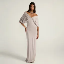 Ance Gria Neve Dress - Grey Size Small for rent on The Volte - image 1