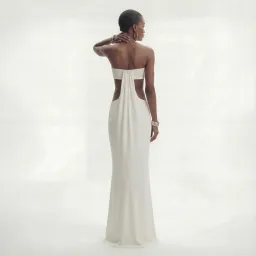 Serve The Brand Ophelia Maxi White for rent on The Volte - image 5