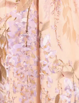 🌸 ZIMMERMAN Rosa Bralette Midi Dress – Lilac Pink Wisteria Floral Maxi – Size 2 / AU 12 🌸 for rent on The Volte - image 5