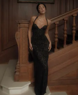 Fenity Monique Dress in Black Size S for rent on The Volte - image 1