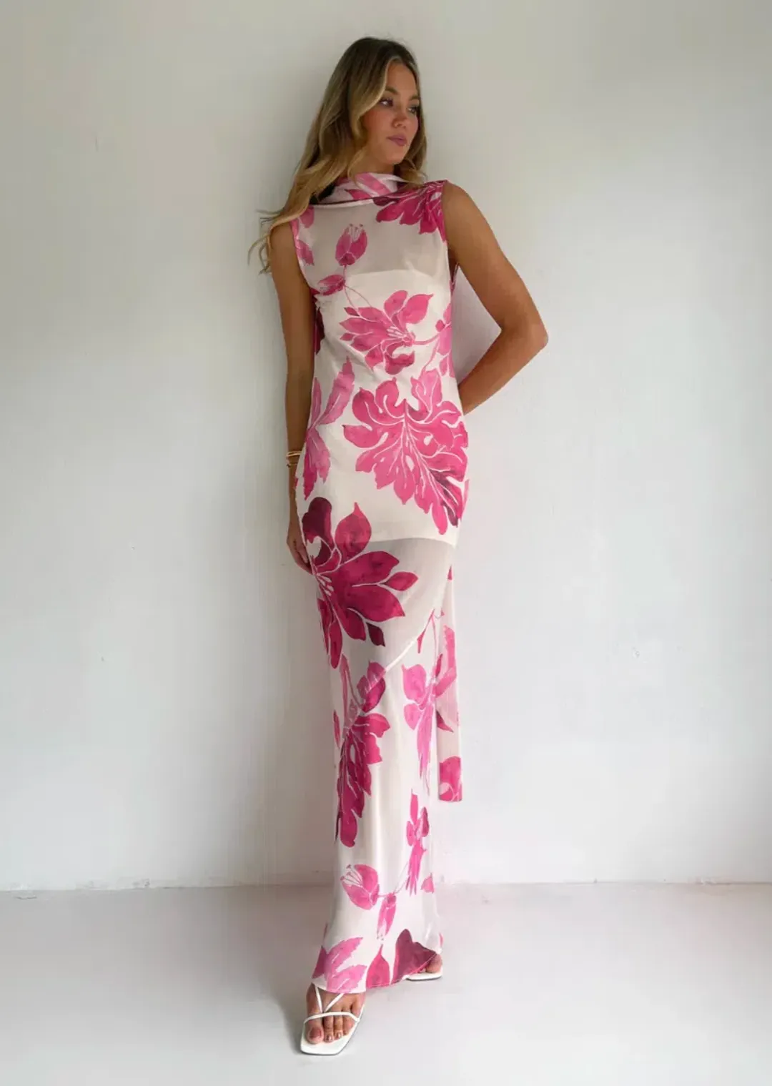 By Nicola Juno Maxi Dress in Potpourri Size 12 for rent on The Volte - main image