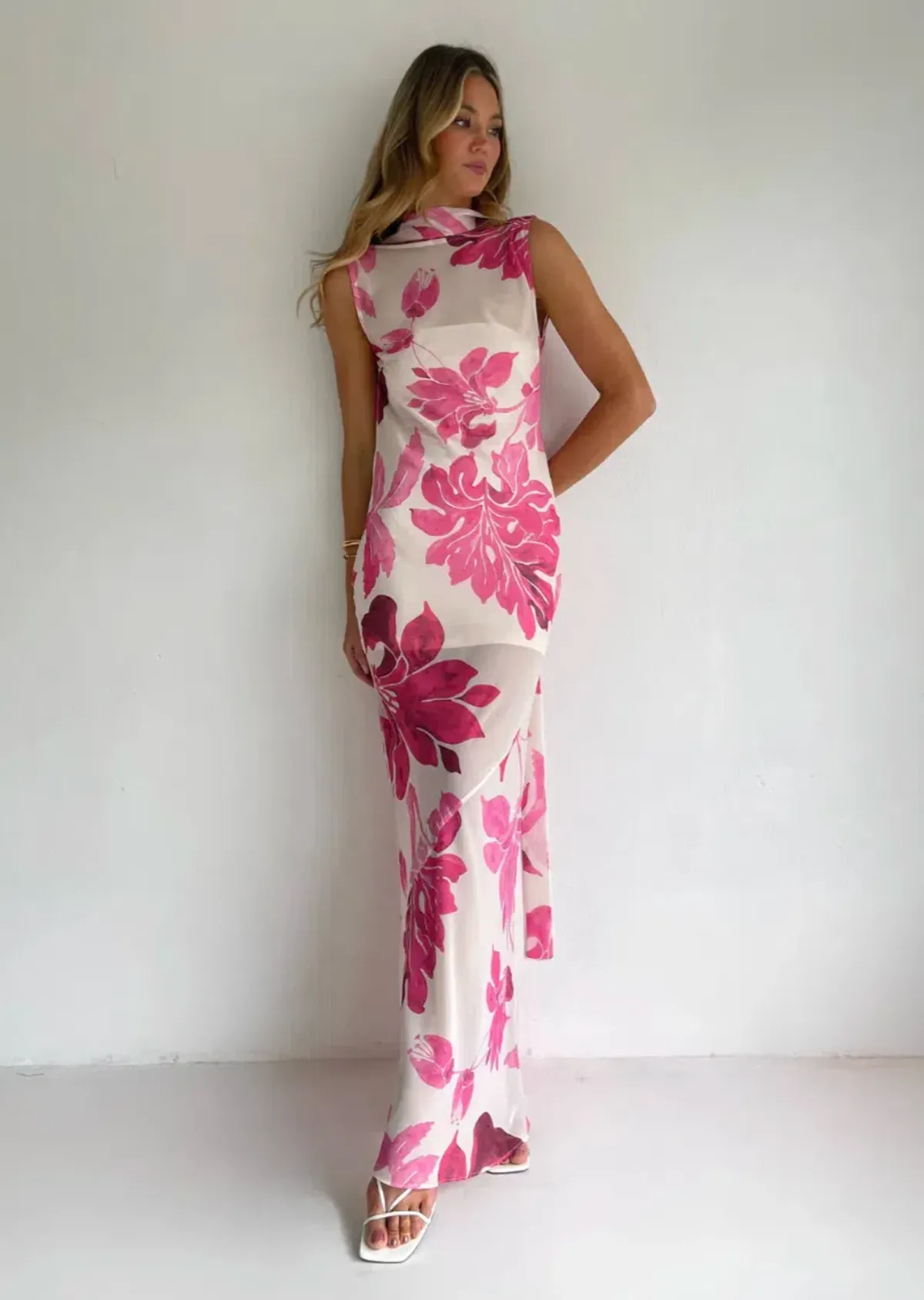 By Nicola Juno Maxi Dress in Potpourri Size 12 for rent on The Volte - main image