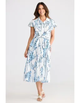 Brave + True Marigold Dress M Coastal Bloom for rent on The Volte - image 1