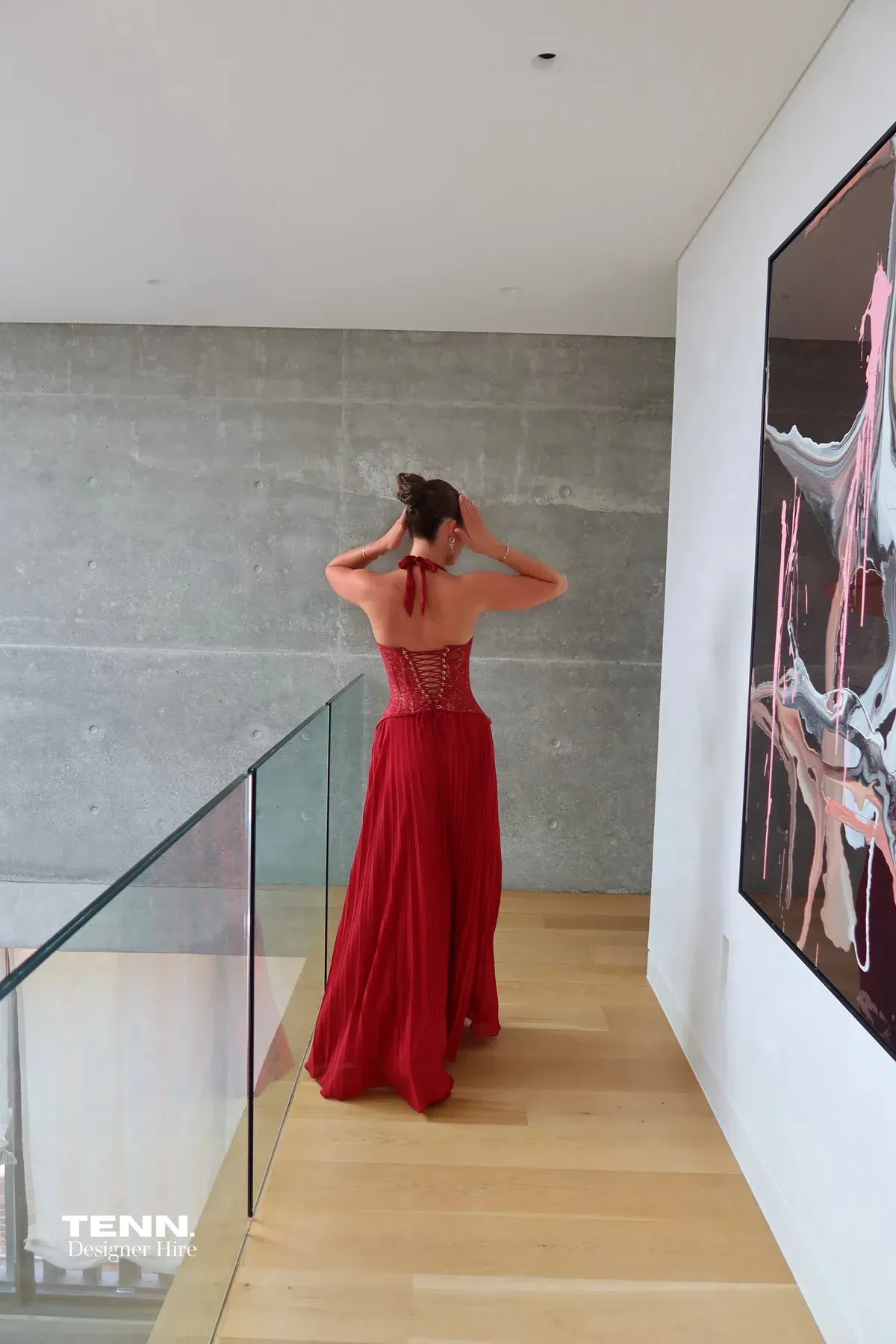 Fenity Gaia Gown Red Size L - Image 4