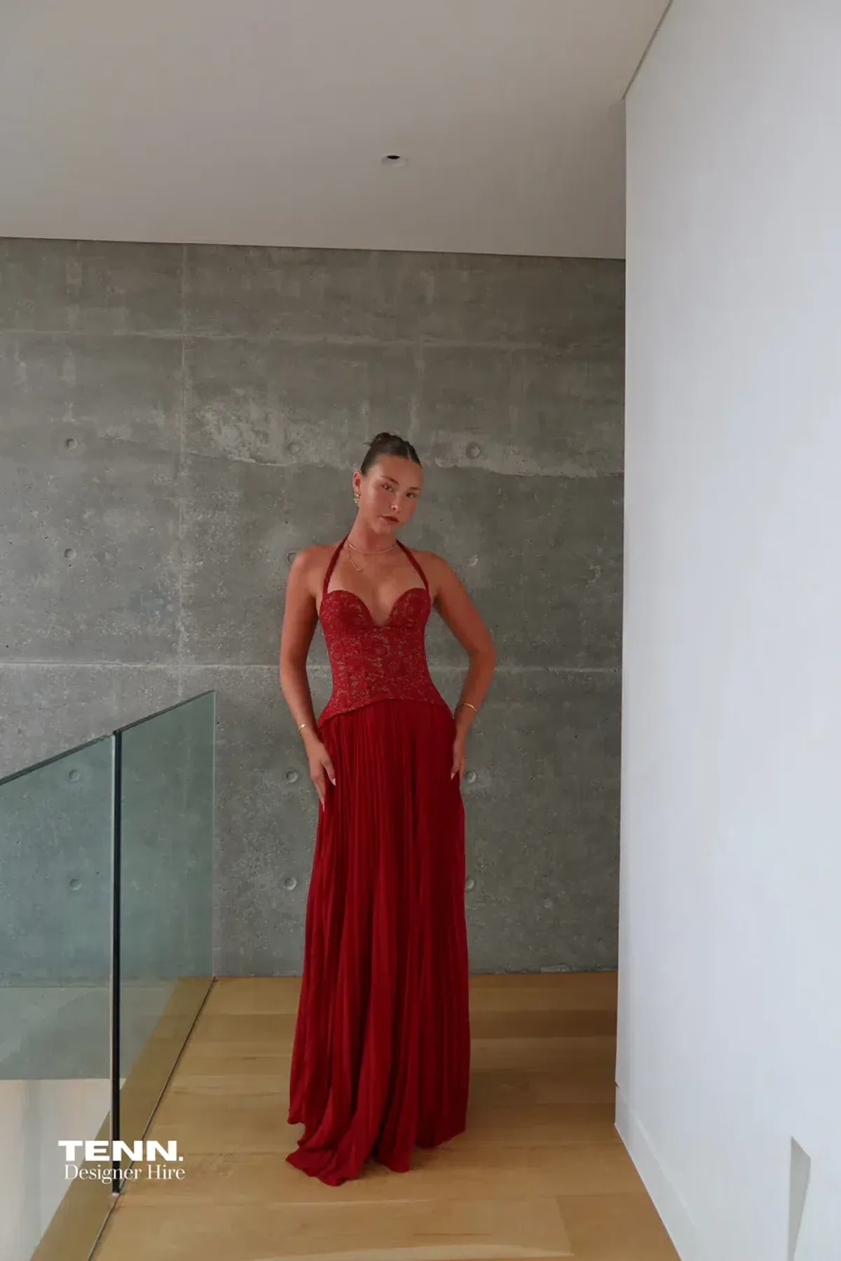 Fenity Gaia Gown Red Size L - Image 1