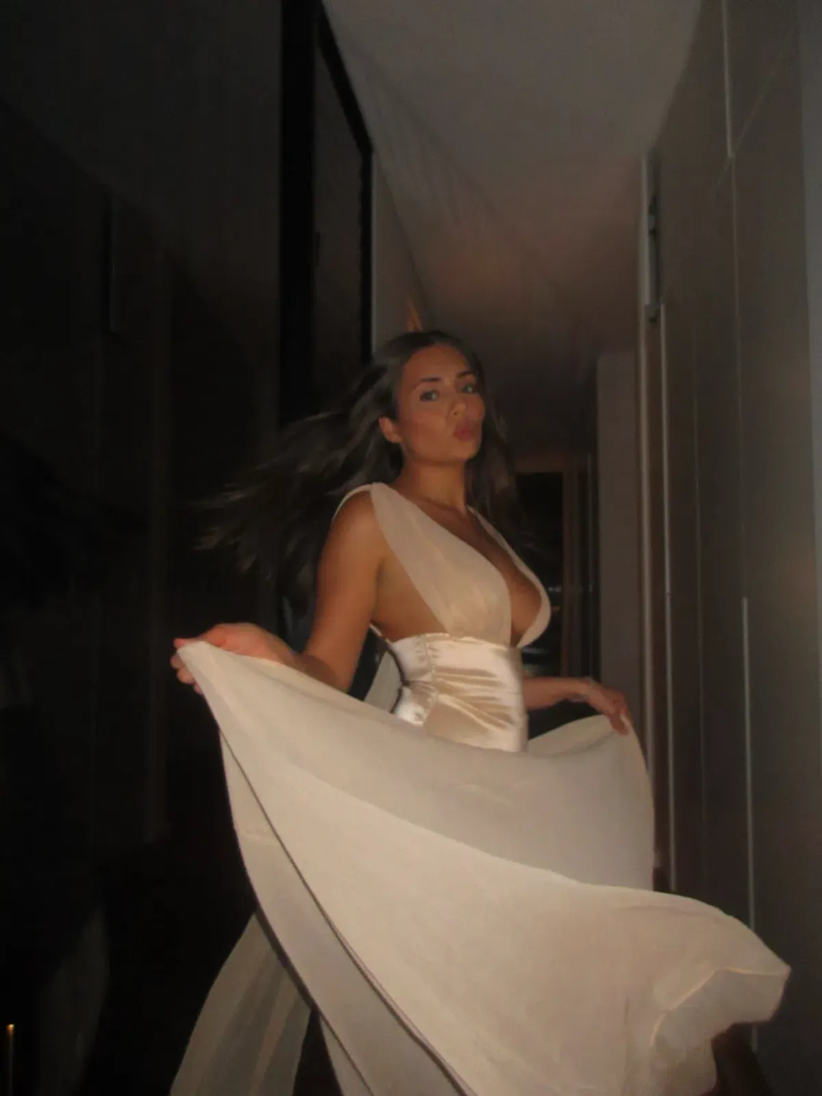 Arcina Ori Ramona Floor-Length Champagne Gown Size XS - Image 1