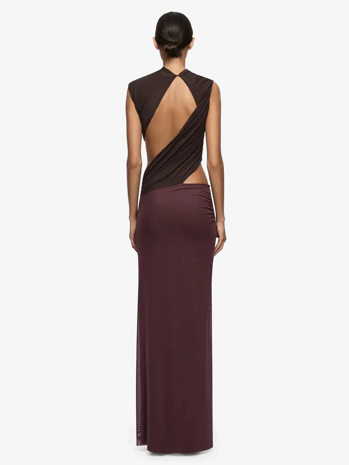 BEC & BRIDGE CONNI MAXI AUBERGINE/DARK CHOC / SIZE 8 - Image 3