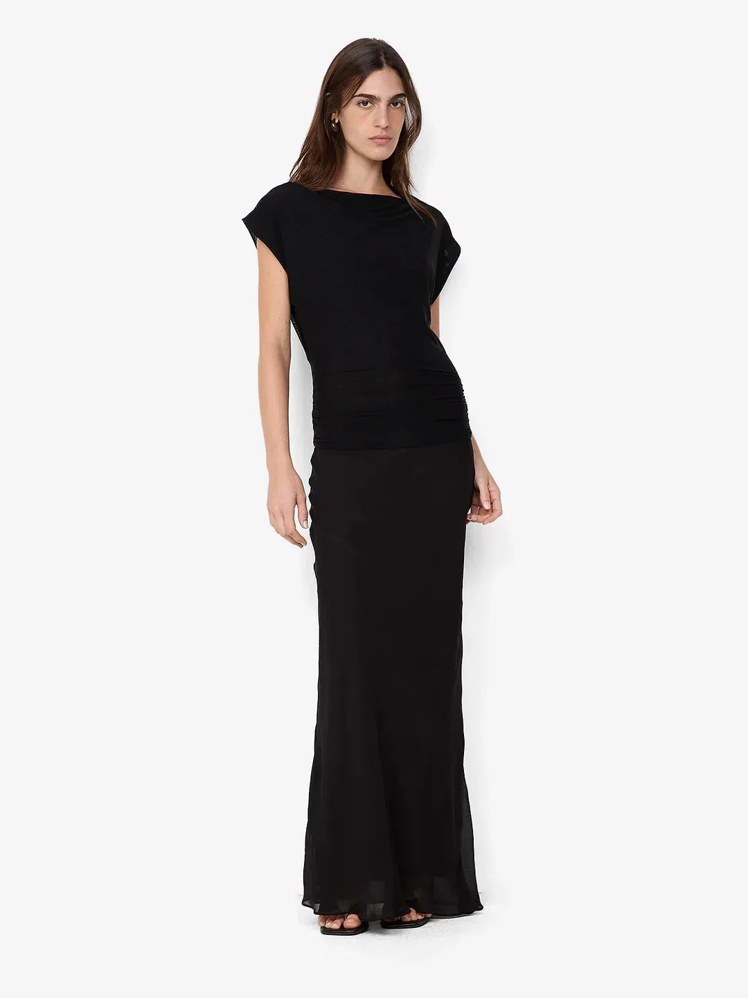 BEC & BRIDGE JEHNAYA ASYM MAXI BLACK / SIZE 8 for rent on The Volte - main image