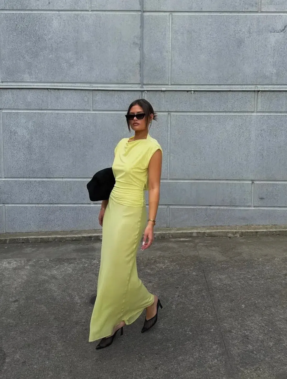 BEC & BRIDGE JEHNAYA ASYM MAXI CITRUS / SIZE 6 for rent on The Volte - main image