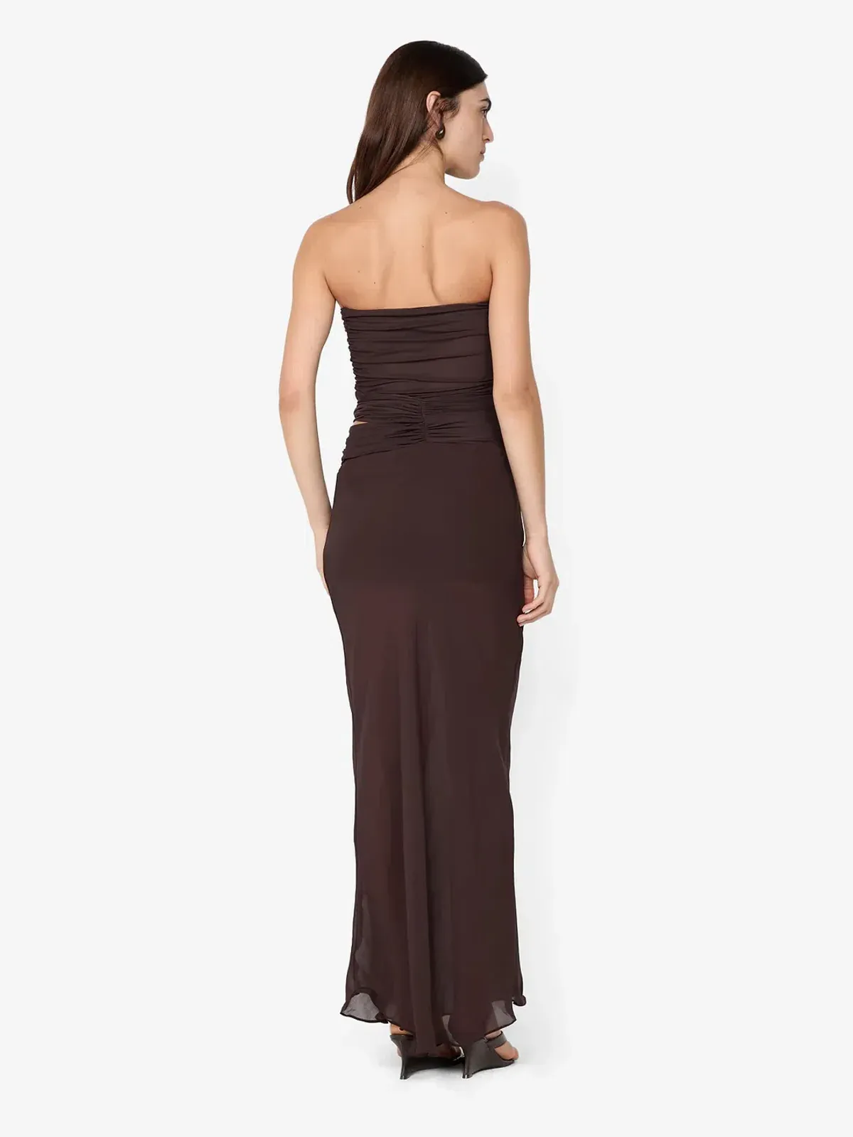 BEC & BRIDGE JEHNAYA STRAPLESS MAXI / CHOCOLATE / SIZE 8 - Image 2