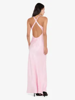 BEC & BRIDGE THE DREAMER V NECK MAXI / POWDER PINK / SIZE 6 for rent on The Volte - image 4