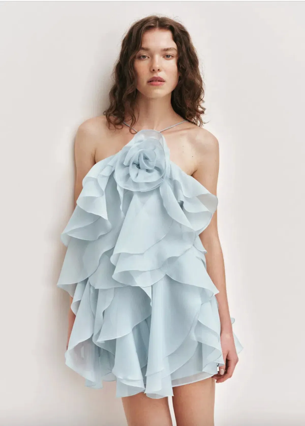 AJE Pandorea Layered Mini Silver Blue size 6 - Image 1