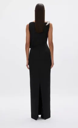 Rachel Gilbert Claudelle Jeweled and Embellished Gown Black AU 6 Size 0 for rent on The Volte - image 3
