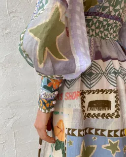 Alemais Emma Gale Shirtdress Multi Print Size 8 AU for rent on The Volte - image 7
