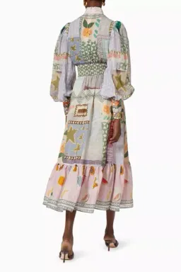 Alemais Emma Gale Shirtdress Multi Print Size 8 AU for rent on The Volte - image 11