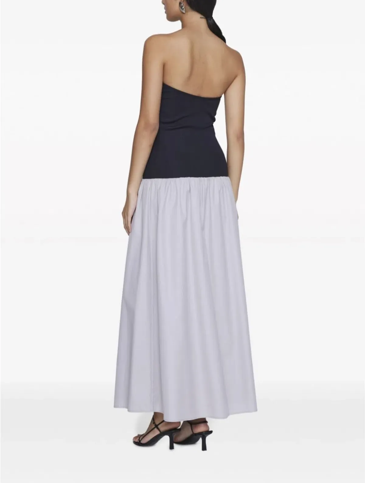 Anna Quan Amyra Strapless Midi Dress Grey Dove Size 10 - Image 3