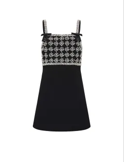 Rebecca Vallance Rina crystal-embellished minidress for rent on The Volte - image 1