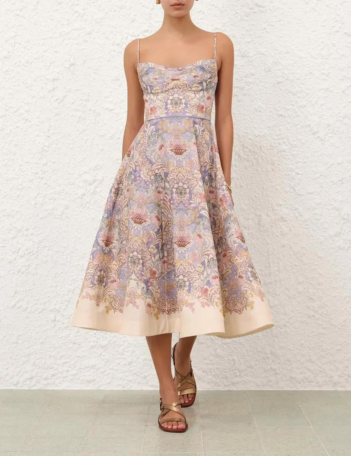 Zimmermann Rebellion Tuck Midi Dress - size 1 - Image 1