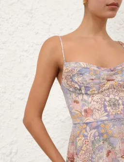 Zimmermann Rebellion Tuck Midi Dress - size 1 for rent on The Volte - image 4