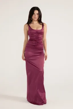 Ance Gria Atlein Gown Plum Size L (10-12) for rent on The Volte - image 1