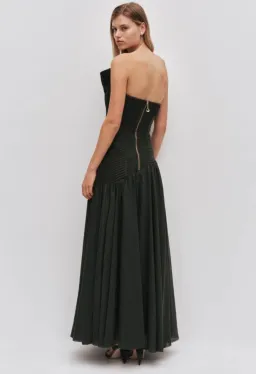 Aje Aquiline Maxi Dress in Hunter Green Size 12 for rent on The Volte - image 4