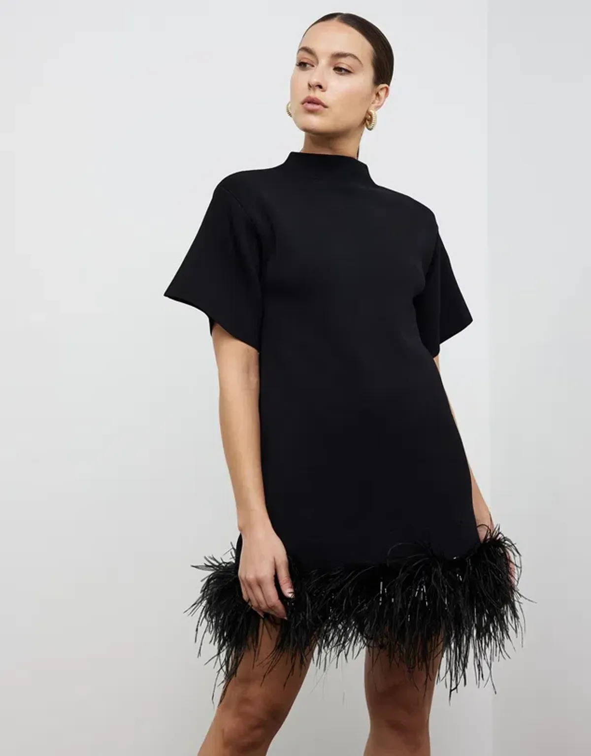 Rachel Gilbert Rita Mini Dress in Black Size M / AU 10-12 - Image 2
