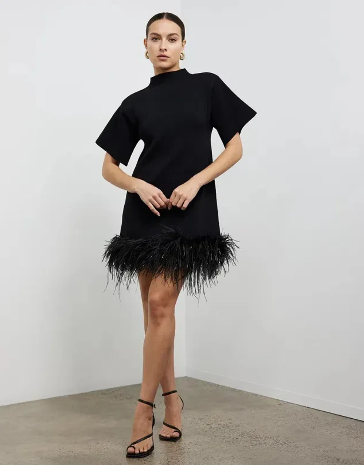Rachel Gilbert Rita Mini Dress in Black Size M / AU 10-12 for rent on The Volte - main image
