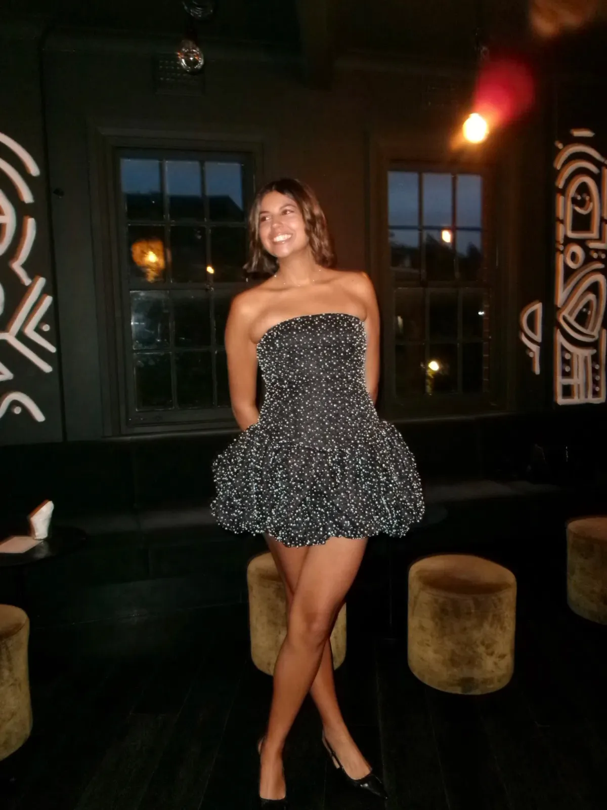 AJE Regina Pearl Mini Dress Size 10 - Image 1