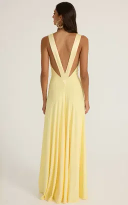 Ance Gria Rosa Gown Lemon Size 6 for rent on The Volte - image 2