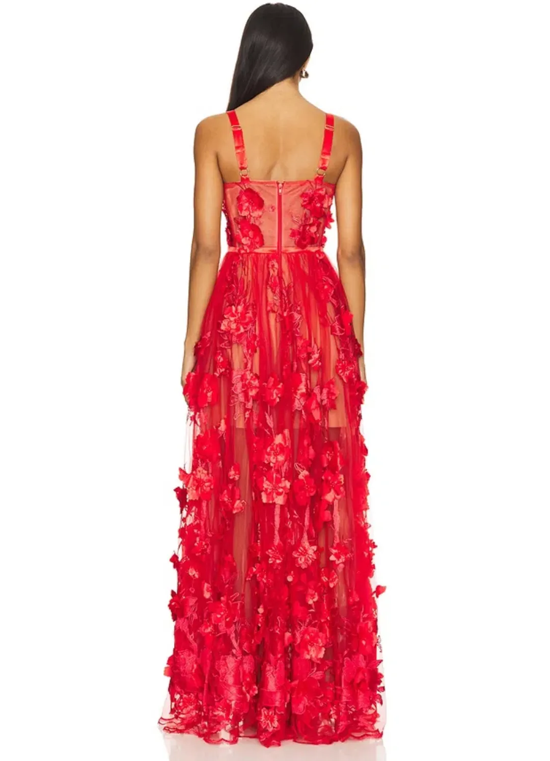 Bronx & Banco X REVOLVE Anastasia Maxi Dress in Red Bronx and Banco Size XS for rent on The Volte - main image