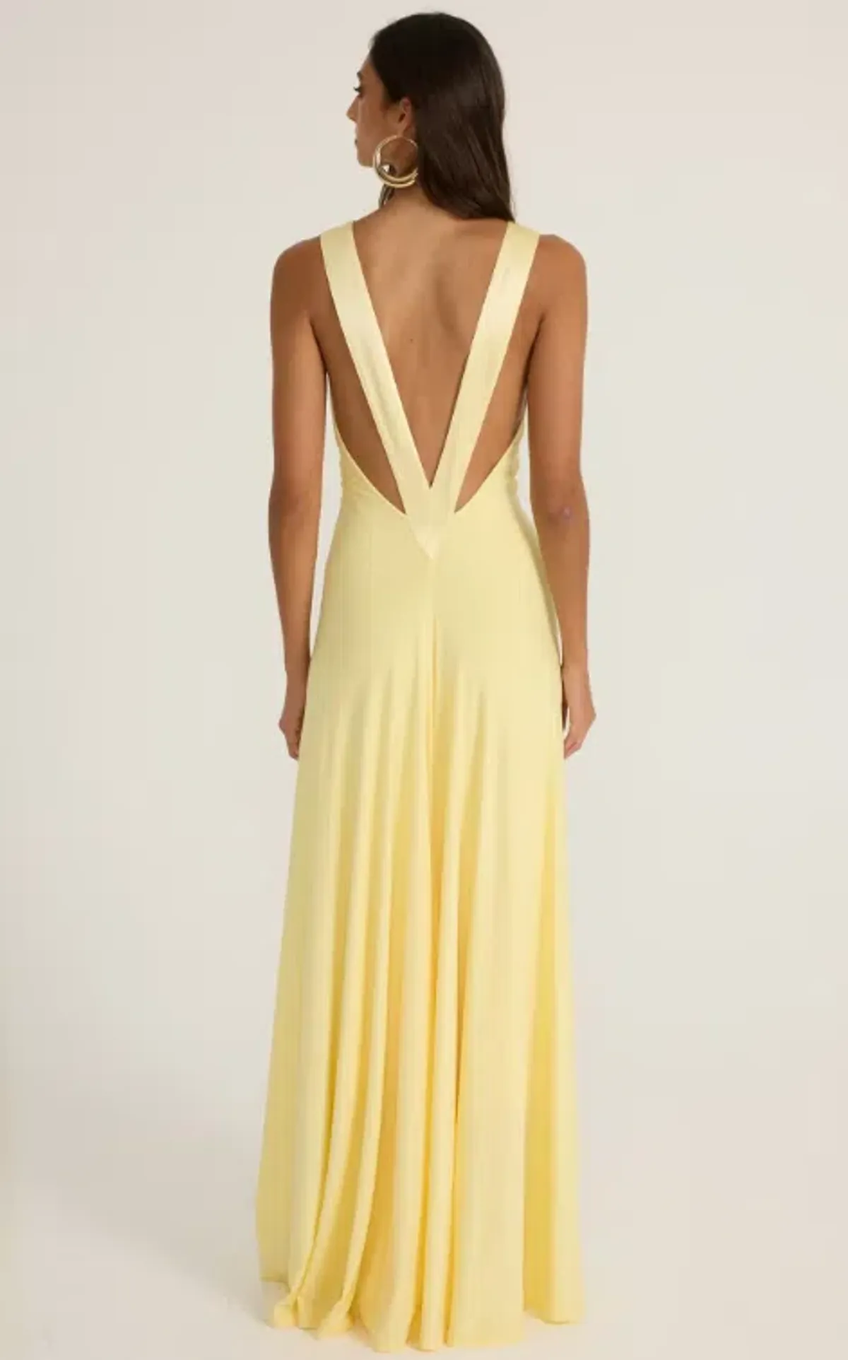 Ance Gria Rosa Gown Lemon Size 8 - Image 2