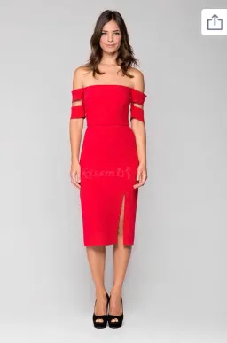 Yeojin Bae Dasha Red Dress Size 10 for rent on The Volte - image 1