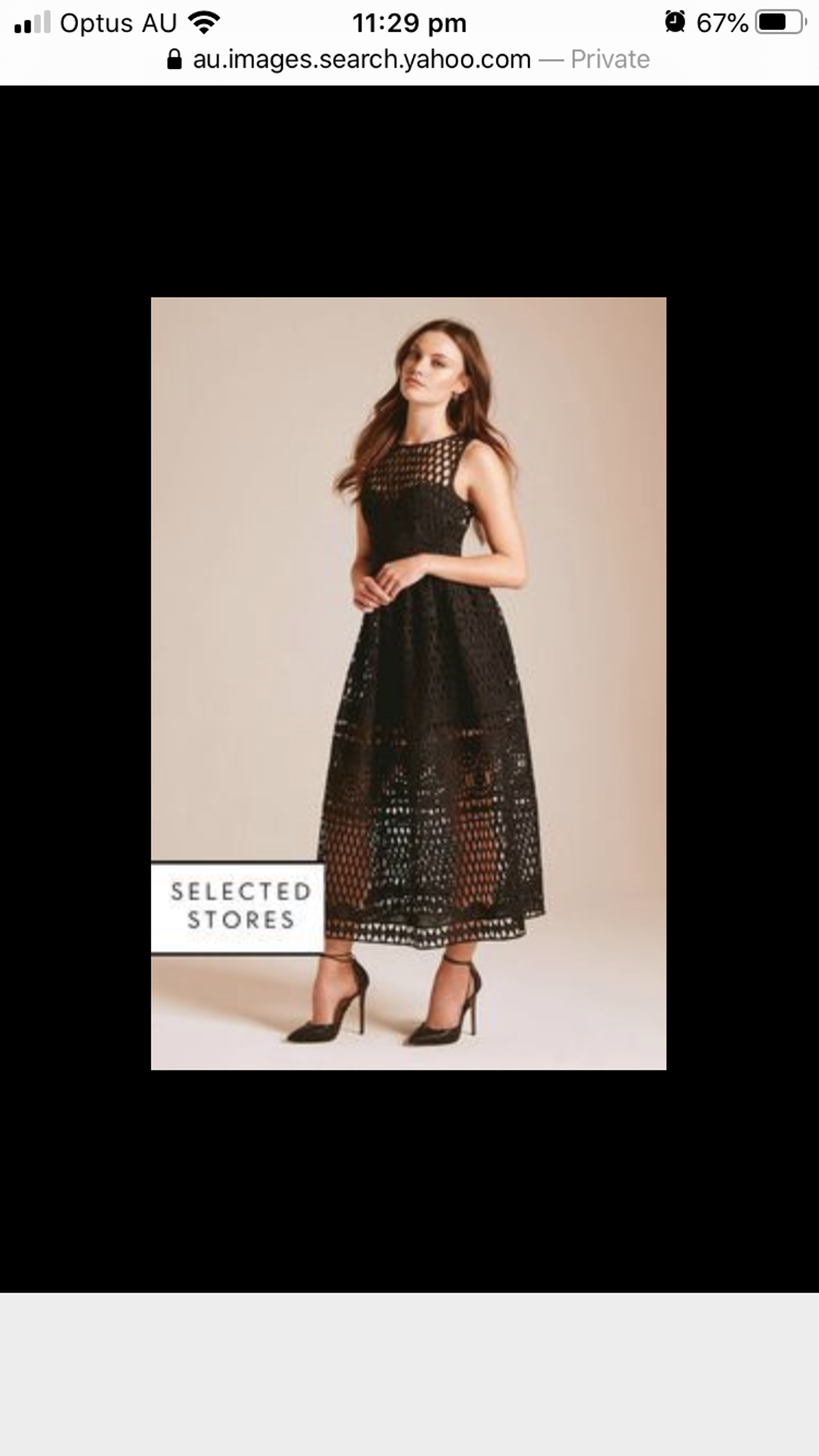 Sheike black Amelia lace dress size 8 - Image 1