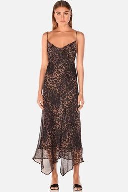Misha Johanna Midi Dress Print Size 10 for rent on The Volte - image 2