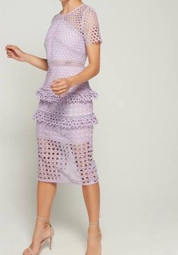 Mossman - The Mirror Image Midi Dress size 12 for rent on The Volte - image 3