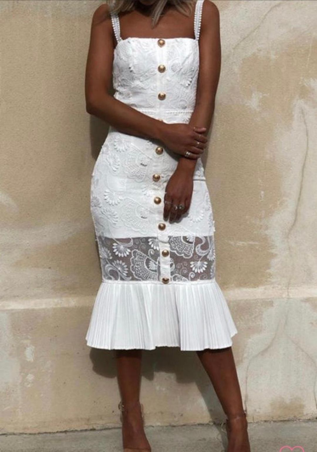 Elle Zeitoune - Erin Dress White size 8 for rent on The Volte - main image