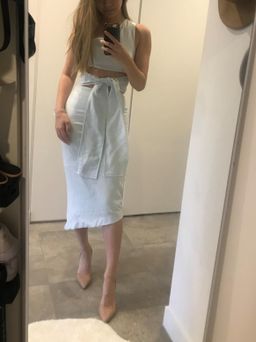 Maurie & Eve After Midnight Dress Baby Blue Size 6 for rent on The Volte - image 2