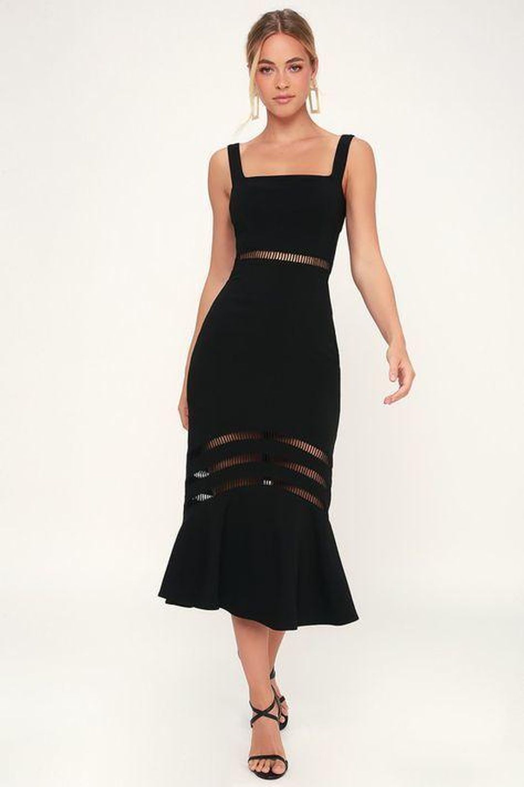 Finders Keepers Sangria Black Dress size 6 for rent on The Volte - main image