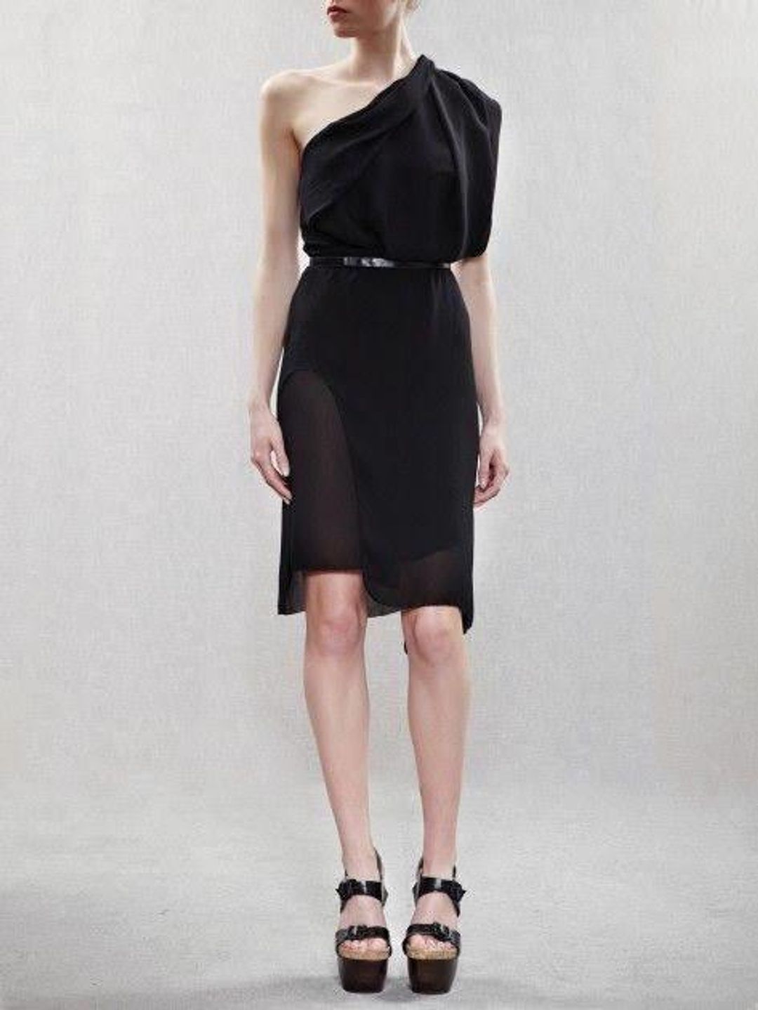 Acne Evans Dress - Vintage AW11 Black size 8 for rent on The Volte - main image