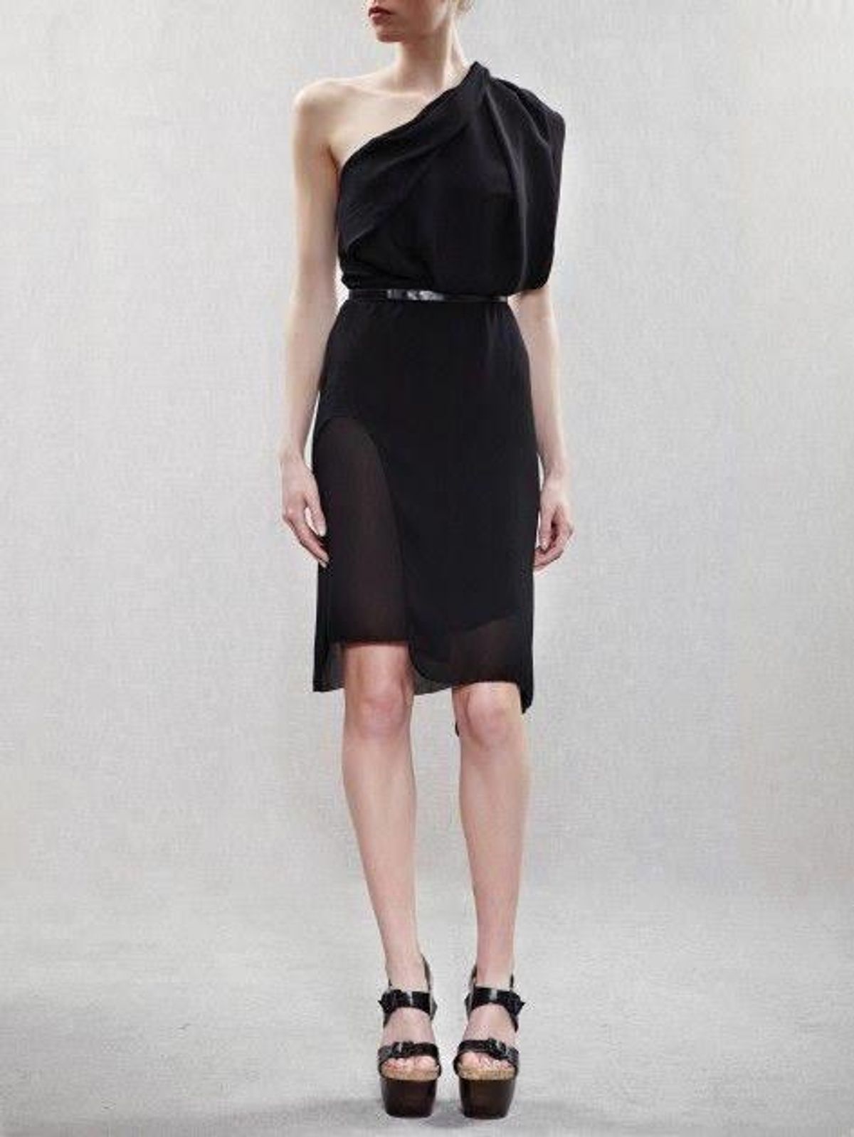 Acne Evans Dress - Vintage AW11 Black size 8 for rent on The Volte - main image