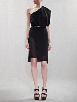Acne Evans Dress - Vintage AW11 Black size 8 for rent on The Volte - image 1