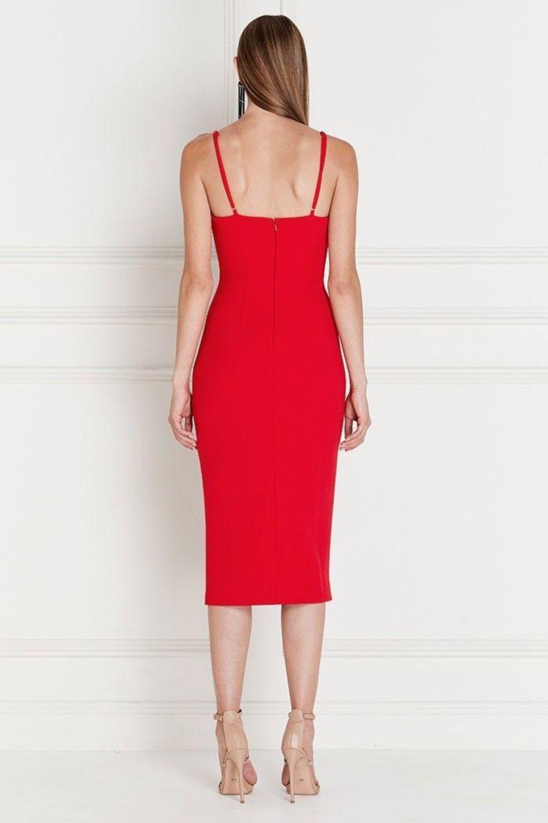 Asilio Arnoux Loop and Tie Dress Red Size 6 for rent on The Volte - main image