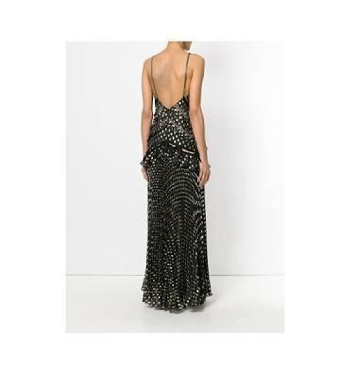 Self Portrait Metallic Polka Dot Gown size10 - Image 2