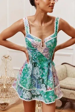 Zaco - Chloe Lace up dress for rent on The Volte - image 3